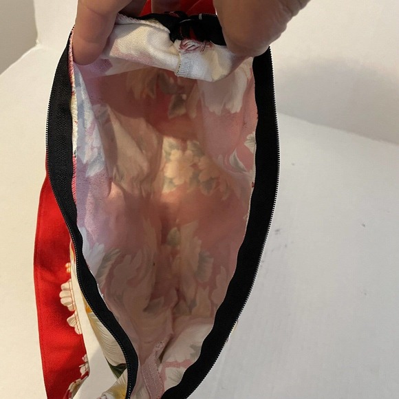 SOLD Local Design Made in Hawaii Hawaiian Small Shoulder Bag Red Floral Souvenir - Picture 4 of 8